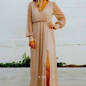 NWT Abigail Sparkle Gown - Baltic Born